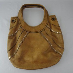 FOSSIL FIFTY FOUR Leather HOBO Golden Tan Large